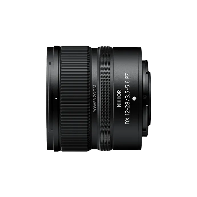 Nikon Z 30 Mirrorless Kit with Z DX 12-28MM F/3.5-5.6 PZ VR Lens - Nikon New Zealand - lens side view