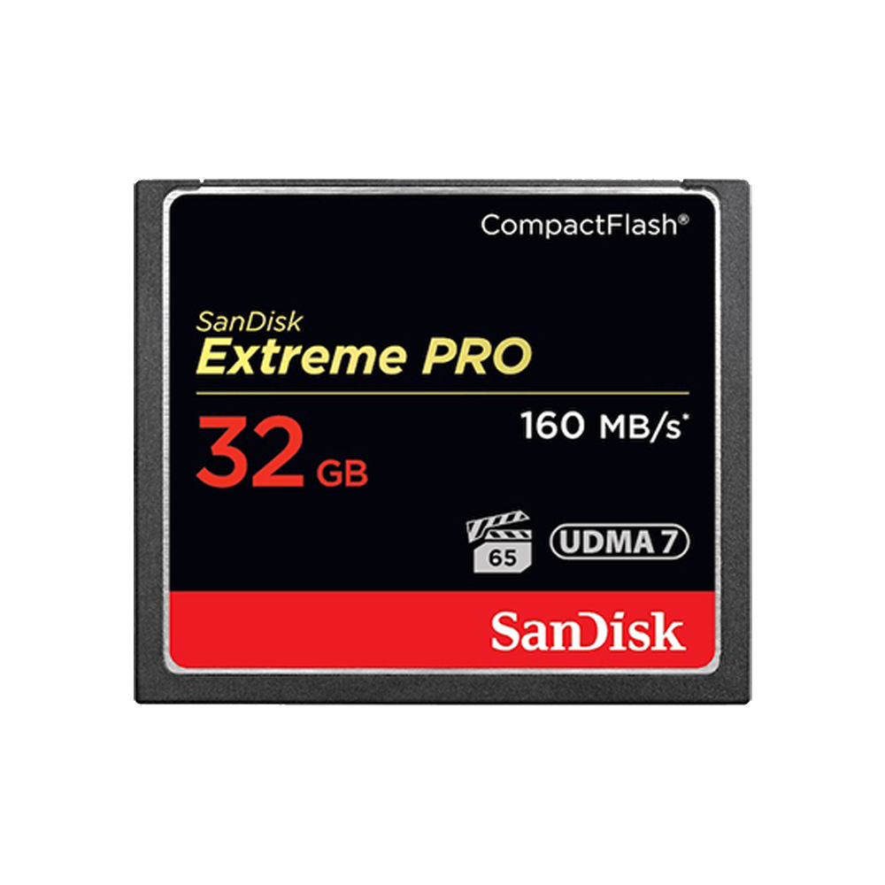 SANDISK EXTREME PRO COMPACTFLASH 32GB VPG65 160MB/S