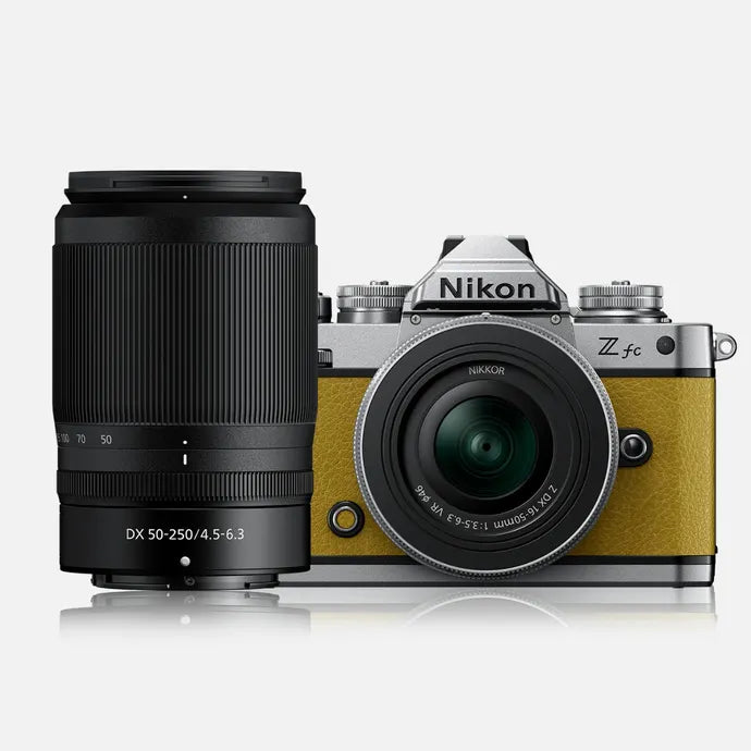 NIKON Zfc WITH NIKKOR Z DX 16-50mm f/3.5-6.5 VR SILVER & 50-250mm f/4.5-6.3 VR